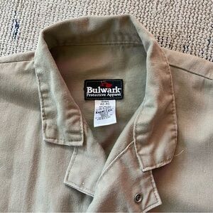 Bulwark FR Work Coveralls Tan